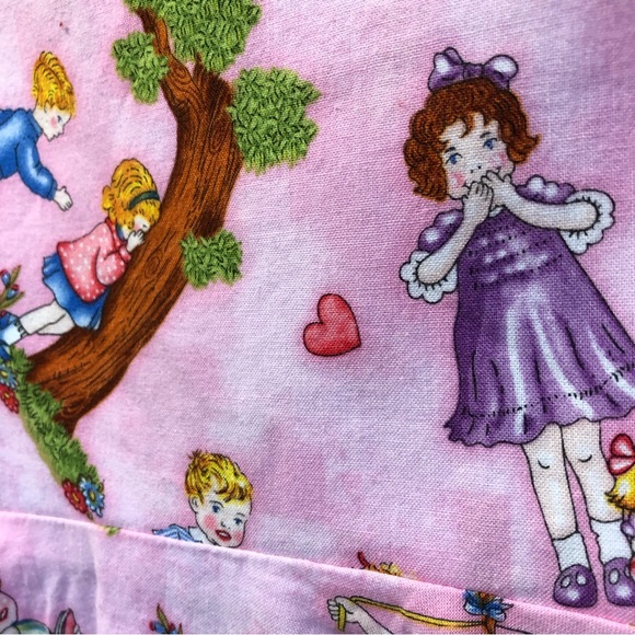 Girls Handmade Wraparound Nostalgic Dress - Picture 12 of 12